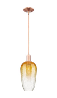Arcadia One Light Mini Pendant in Antique Copper (405|7161SACG4847AM)