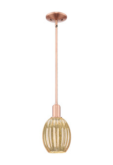 Arcadia One Light Mini Pendant in Antique Copper (405|7161SACG4596ME)
