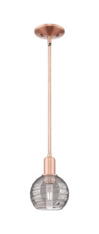 Arcadia One Light Mini Pendant in Antique Copper (405|7161SACG12136SM)