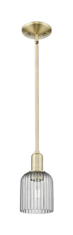 Arcadia One Light Mini Pendant in Antique Brass (405|7161SABG5595SM)