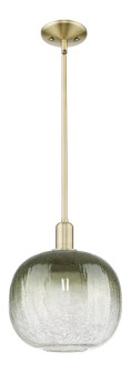Arcadia One Light Mini Pendant in Antique Brass (405|7161SABG48110SL)