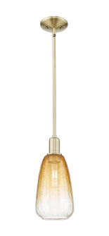 Arcadia One Light Mini Pendant in Antique Brass (405|7161SABG4806AM)