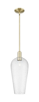Arcadia One Light Mini Pendant in Antique Brass (405|7161SABG4568SDY)