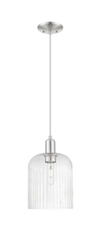Arcadia One Light Mini Pendant in Brushed Satin Nickel (405|7161PSNG5598SDY)