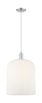 Arcadia One Light Mini Pendant in Brushed Satin Nickel (405|7161PSNG55912GWH)