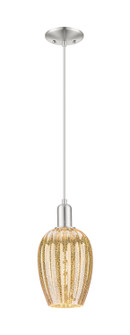 Arcadia One Light Mini Pendant in Brushed Satin Nickel (405|7161PSNG4576ME)
