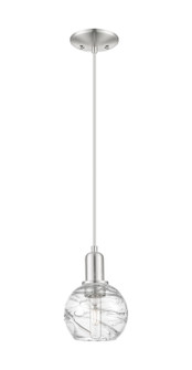 Arcadia One Light Mini Pendant in Brushed Satin Nickel (405|7161PSNG12136CL)