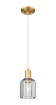Arcadia One Light Mini Pendant in Satin Gold (405|7161PSGG5595SM)
