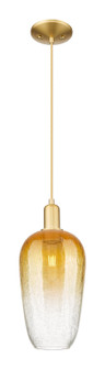 Arcadia One Light Mini Pendant in Satin Gold (405|7161PSGG4847AM)