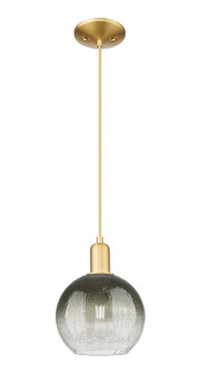 Arcadia One Light Mini Pendant in Satin Gold (405|7161PSGG4838SL)