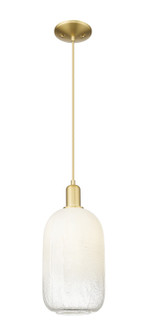 Arcadia One Light Mini Pendant in Satin Gold (405|7161PSGG4827OP)