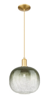 Arcadia One Light Mini Pendant in Satin Gold (405|7161PSGG48110SL)