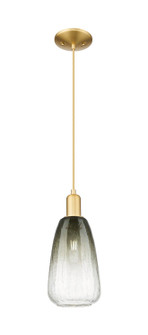 Arcadia One Light Mini Pendant in Satin Gold (405|7161PSGG4806SL)