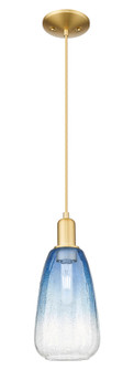 Arcadia One Light Mini Pendant in Satin Gold (405|7161PSGG4806SB)