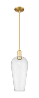 Arcadia One Light Mini Pendant in Satin Gold (405|7161PSGG4568SDY)