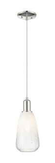 Arcadia One Light Mini Pendant in Polished Nickel (405|7161PPNG4806OP)