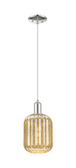 Arcadia One Light Mini Pendant in Polished Nickel (405|7161PPNG4607ME)