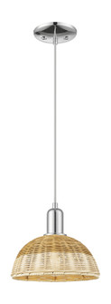 Arcadia One Light Mini Pendant in Polished Chrome (405|7161PPCNBD29NAT)