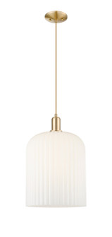 Arcadia One Light Pendant in Champagne Bronze (405|7161PCBG55912GWH)