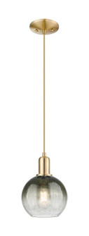 Arcadia One Light Mini Pendant in Champagne Bronze (405|7161PCBG4838SL)