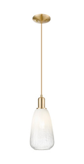 Arcadia One Light Mini Pendant in Champagne Bronze (405|7161PCBG4806OP)