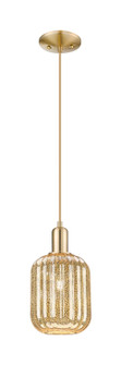 Arcadia One Light Mini Pendant in Champagne Bronze (405|7161PCBG4607ME)