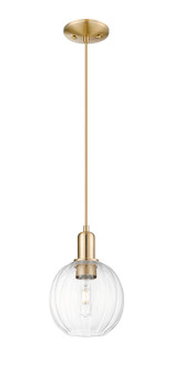Arcadia One Light Mini Pendant in Champagne Bronze (405|7161PCBG4587CL)