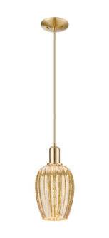 Arcadia One Light Mini Pendant in Champagne Bronze (405|7161PCBG4576ME)