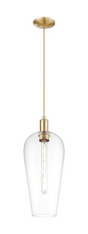 Arcadia One Light Pendant in Champagne Bronze (405|7161PCBG4568CL)