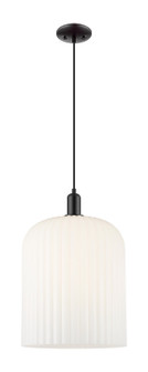 Arcadia One Light Pendant in Matte Black (405|7161PBKG55912GWH)