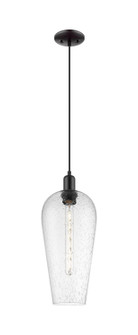 Arcadia One Light Pendant in Matte Black (405|7161PBKG4568SDY)