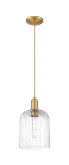 Arcadia One Light Mini Pendant in Brushed Brass (405|7161PBBG5598SDY)