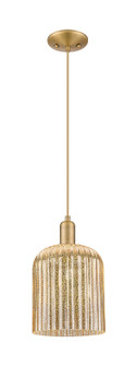 Arcadia One Light Pendant in Brushed Brass (405|7161PBBG5598ME)