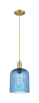 Arcadia One Light Pendant in Brushed Brass (405|7161PBBG5598BL)