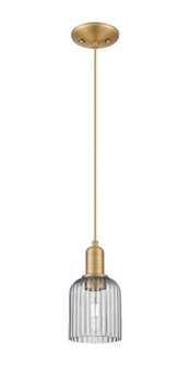 Arcadia One Light Mini Pendant in Brushed Brass (405|7161PBBG5595SM)