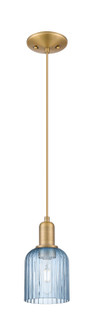 Arcadia One Light Pendant in Brushed Brass (405|7161PBBG5595BL)