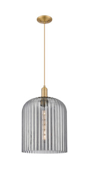Arcadia One Light Pendant in Brushed Brass (405|7161PBBG55912SM)