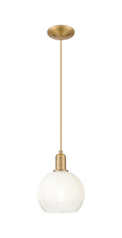 Arcadia One Light Pendant in Brushed Brass (405|7161PBBG4838OP)