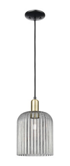 Arcadia One Light Mini Pendant in Black Antique Brass (405|7161PBABG5598SM)