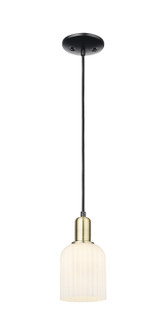 Arcadia One Light Mini Pendant in Black Antique Brass (405|7161PBABG5595GWH)