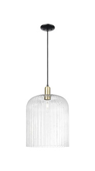 Arcadia One Light Mini Pendant in Black Antique Brass (405|7161PBABG55912CL)