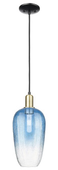 Arcadia One Light Mini Pendant in Black Antique Brass (405|7161PBABG4847SB)
