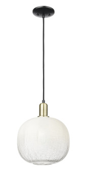 Arcadia One Light Mini Pendant in Black Antique Brass (405|7161PBABG48110OP)