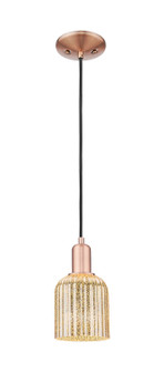 Arcadia One Light Mini Pendant in Antique Copper (405|7161PACG5595ME)