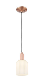 Arcadia One Light Mini Pendant in Antique Copper (405|7161PACG5595GWH)