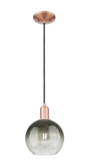 Arcadia One Light Mini Pendant in Antique Copper (405|7161PACG4838SL)