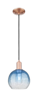 Arcadia One Light Mini Pendant in Antique Copper (405|7161PACG4838SB)