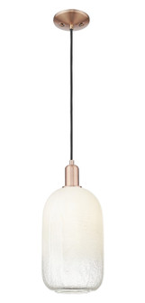 Arcadia One Light Mini Pendant in Antique Copper (405|7161PACG4827OP)