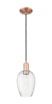 Arcadia One Light Pendant in Antique Copper (405|7161PACG4576CL)