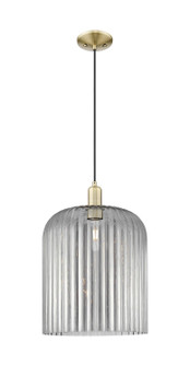 Arcadia One Light Mini Pendant in Antique Brass (405|7161PABG55912SM)